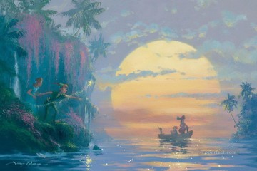 Hook Discovered Coleman cartoon for kids Oil Paintings